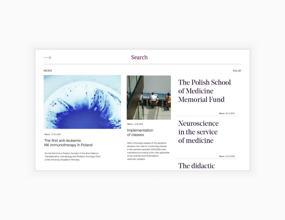 Medical University of Wroclaw: Structured online communication
